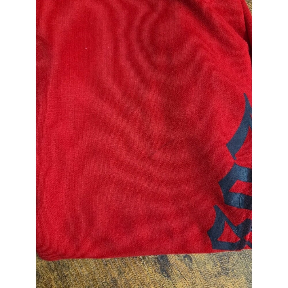 Waimea Men's Large Stacked Fit Sweatpants Joggers Red Logo Y2K - Picture 11 of 11